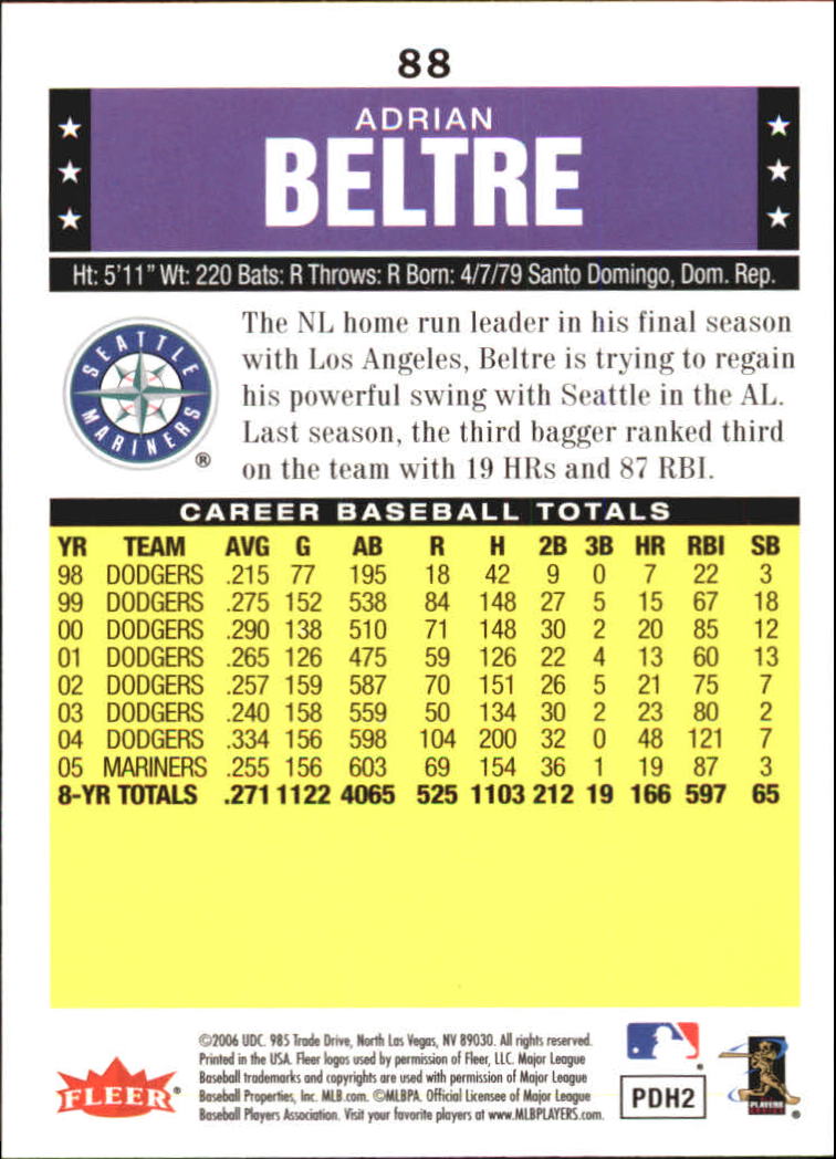 A1539- 2006 Fleer Tradition BB #s 1-200 +Rookies -You Pick- 15+ FREE US SHIP - Picture 152 of 364