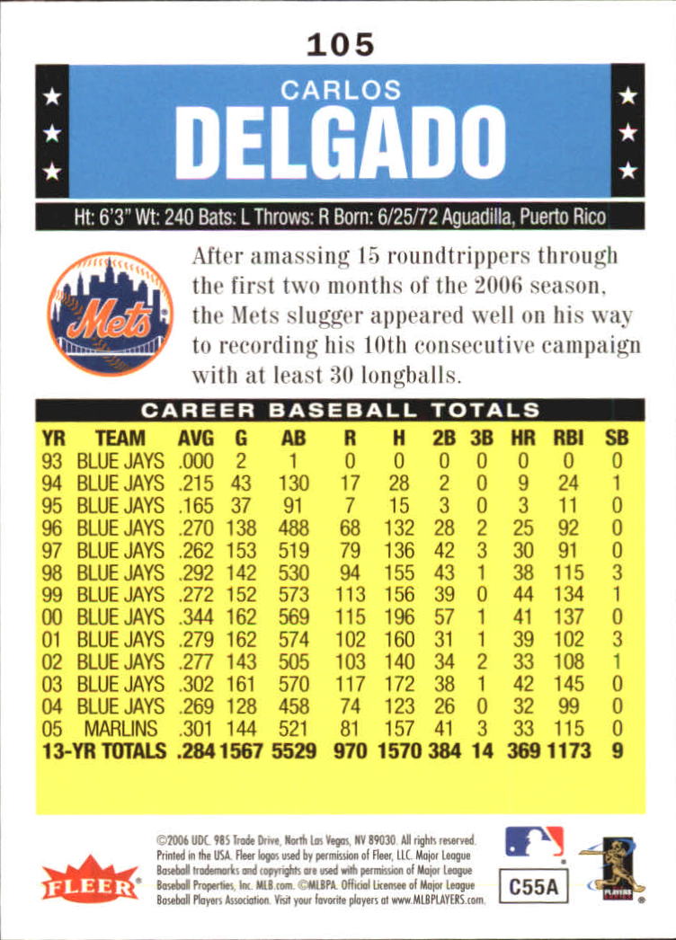 A1539- 2006 Fleer Tradition BB #s 1-200 +Rookies -You Pick- 15+ FREE US SHIP - Picture 184 of 364