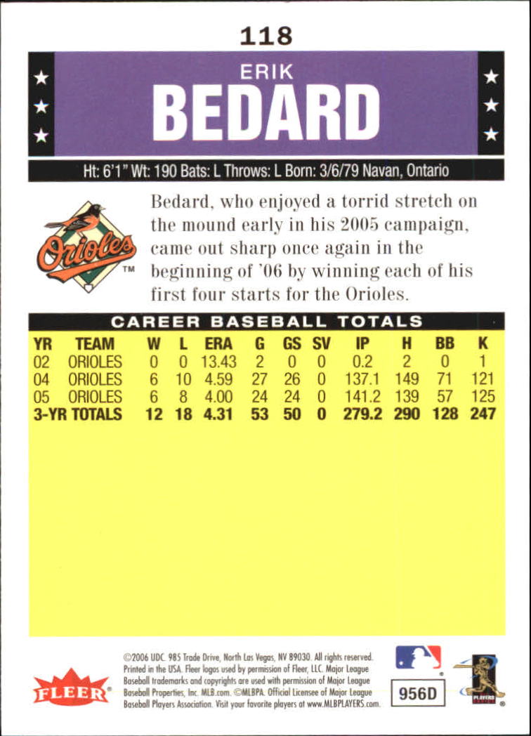 A1539- 2006 Fleer Tradition BB #s 1-200 +Rookies -You Pick- 15+ FREE US SHIP - Picture 206 of 364