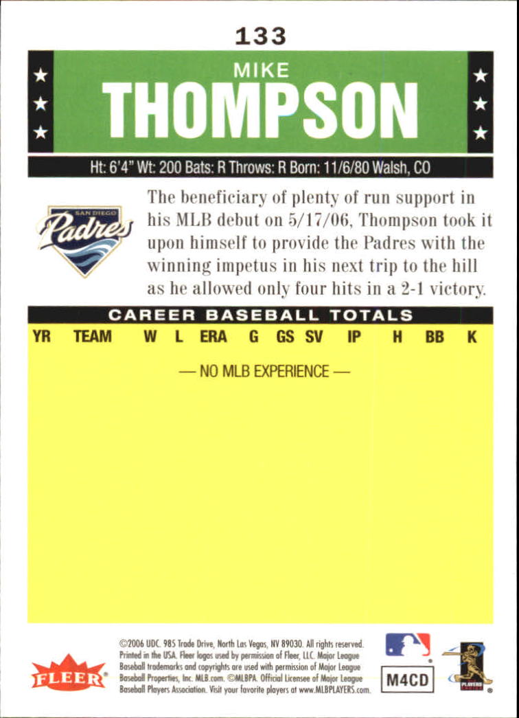 A1539- 2006 Fleer Tradition BB #s 1-200 +Rookies -You Pick- 15+ FREE US SHIP - Picture 232 of 364