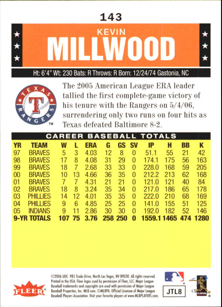 A1539- 2006 Fleer Tradition BB #s 1-200 +Rookies -You Pick- 15+ FREE US SHIP - Picture 251 of 364