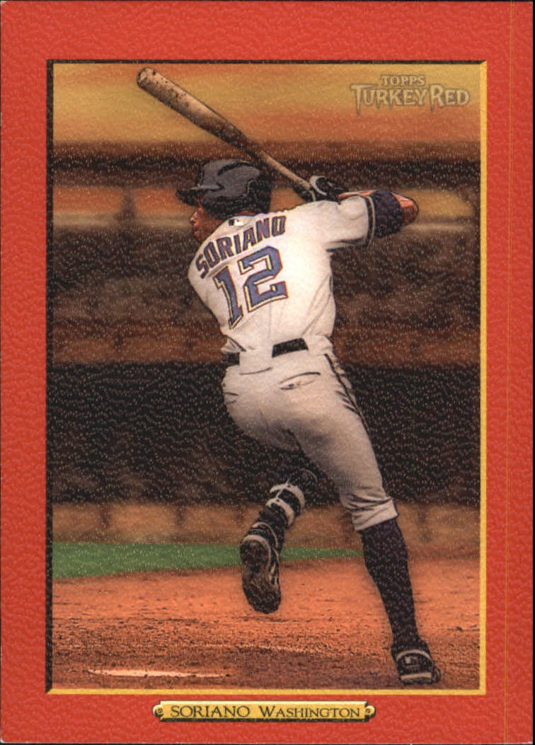 2006 Topps Turkey Red Red #501A Alfonso Soriano Nats