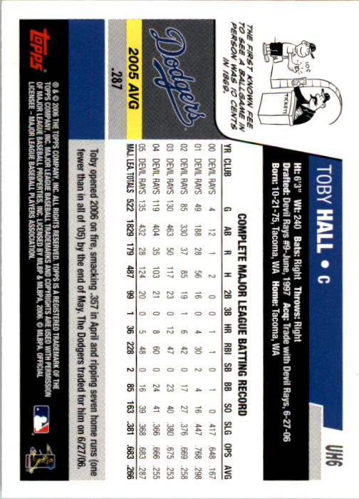 B0956- 2006 Topps Update BB Cards 1-200 +Rookies -You Pick- 15+ FREE US SHIP - Picture 13 of 400