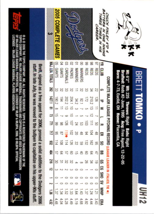 B0956- 2006 Topps Update BB Cards 1-200 +Rookies -You Pick- 15+ FREE US SHIP - Picture 25 of 400