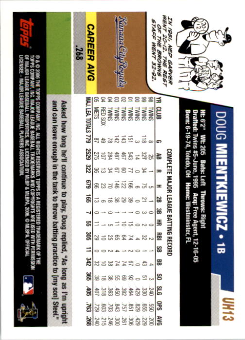 B0956- 2006 Topps Update BB Cards 1-200 +Rookies -You Pick- 15+ FREE US SHIP - Picture 27 of 400