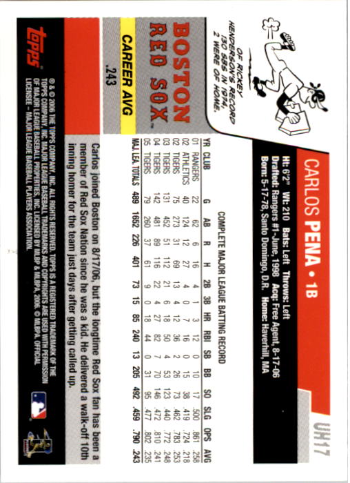 B0956- 2006 Topps Update BB Cards 1-200 +Rookies -You Pick- 15+ FREE US SHIP - Picture 35 of 400