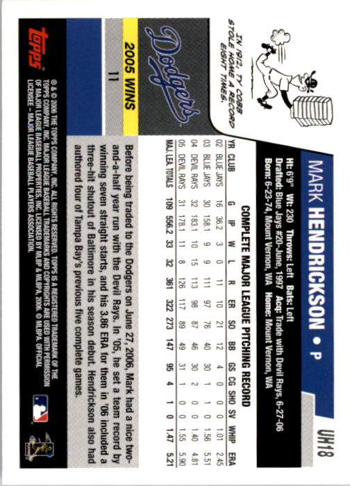 B0956- 2006 Topps Update BB Cards 1-200 +Rookies -You Pick- 15+ FREE US SHIP - Picture 37 of 400