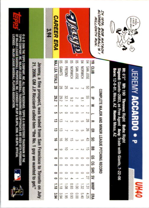 B0956- 2006 Topps Update BB Cards 1-200 +Rookies -You Pick- 15+ FREE US SHIP - Picture 81 of 400