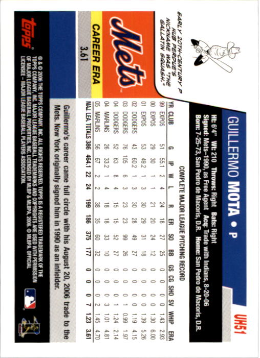B0956- 2006 Topps Update BB Cards 1-200 +Rookies -You Pick- 15+ FREE US SHIP - Picture 103 of 400
