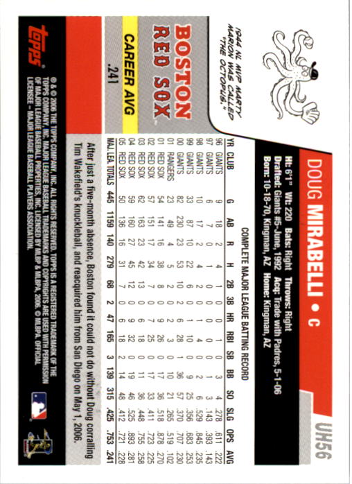 B0956- 2006 Topps Update BB Cards 1-200 +Rookies -You Pick- 15+ FREE US SHIP - Picture 113 of 400