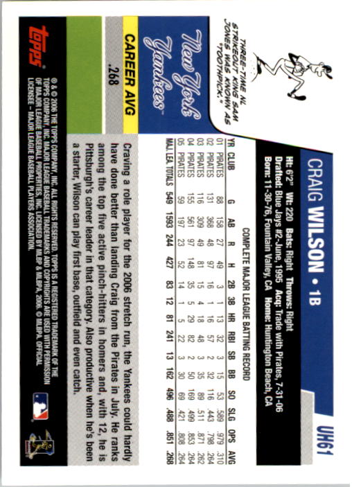 B0956- 2006 Topps Update BB Cards 1-200 +Rookies -You Pick- 15+ FREE US SHIP - Picture 123 of 400
