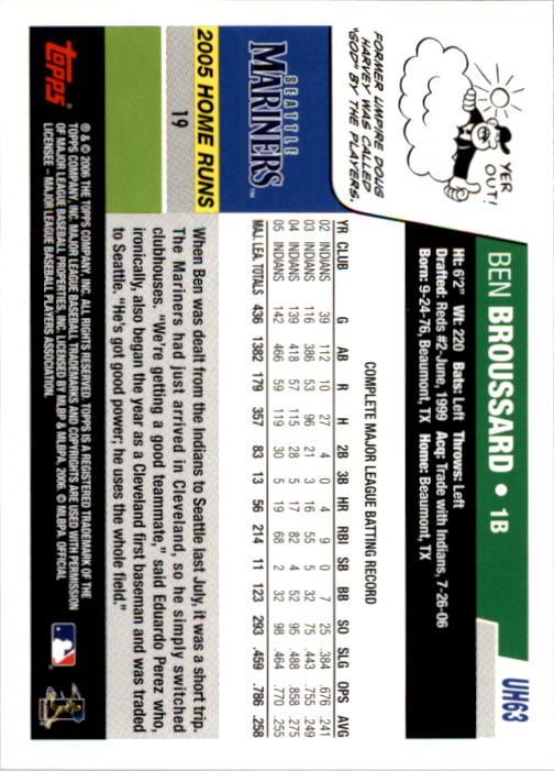 B0956- 2006 Topps Update BB Cards 1-200 +Rookies -You Pick- 15+ FREE US SHIP - Picture 127 of 400