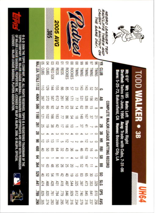 B0956- 2006 Topps Update BB Cards 1-200 +Rookies -You Pick- 15+ FREE US SHIP - Picture 129 of 400