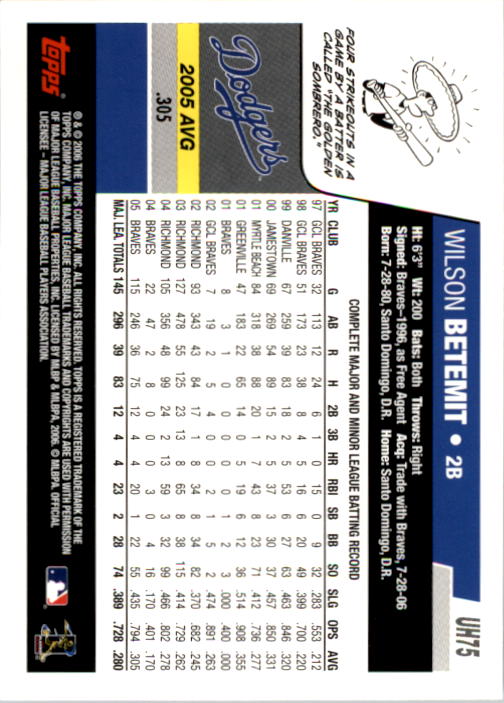 B0956- 2006 Topps Update BB Cards 1-200 +Rookies -You Pick- 15+ FREE US SHIP - Picture 151 of 400
