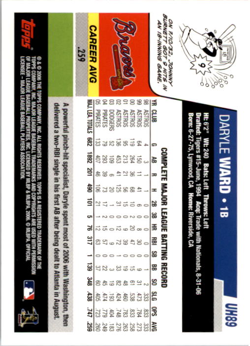 B0956- 2006 Topps Update BB Cards 1-200 +Rookies -You Pick- 15+ FREE US SHIP - Picture 179 of 400