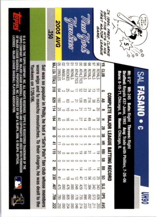 B0956- 2006 Topps Update BB Cards 1-200 +Rookies -You Pick- 15+ FREE US SHIP - Picture 181 of 400