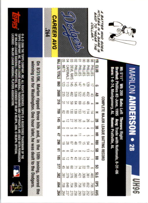 B0956- 2006 Topps Update BB Cards 1-200 +Rookies -You Pick- 15+ FREE US SHIP - Picture 193 of 400