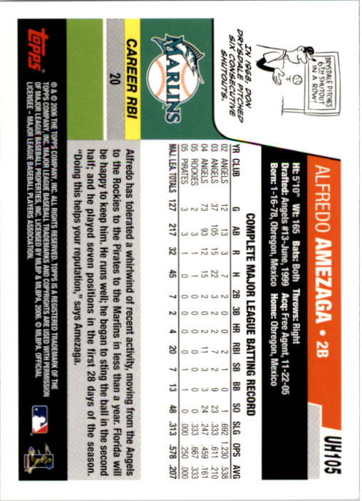 B0956- 2006 Topps Update BB Cards 1-200 +Rookies -You Pick- 15+ FREE US SHIP - Picture 211 of 400
