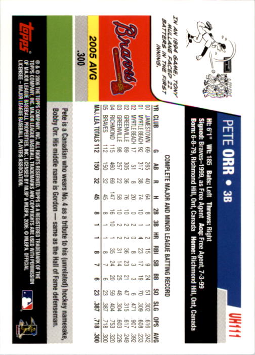 B0956- 2006 Topps Update BB Cards 1-200 +Rookies -You Pick- 15+ FREE US SHIP - Picture 223 of 400