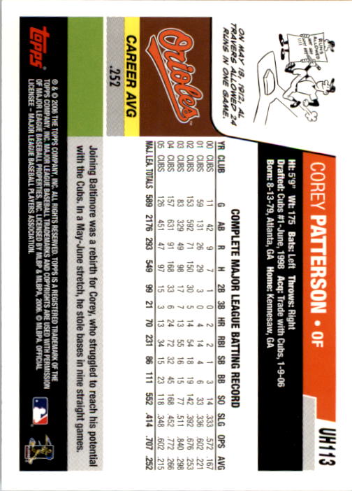 B0956- 2006 Topps Update BB Cards 1-200 +Rookies -You Pick- 15+ FREE US SHIP - Picture 227 of 400