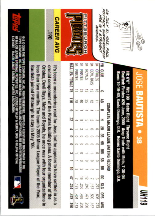 B0956- 2006 Topps Update BB Cards 1-200 +Rookies -You Pick- 15+ FREE US SHIP - Picture 239 of 400