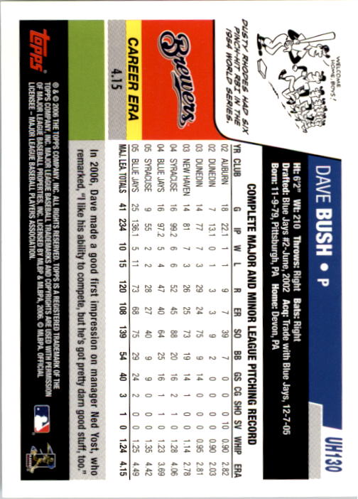 B0956- 2006 Topps Update BB Cards 1-200 +Rookies -You Pick- 15+ FREE US SHIP - Picture 261 of 400