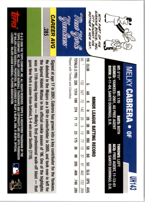 B0956- 2006 Topps Update BB Cards 1-200 +Rookies -You Pick- 15+ FREE US SHIP - Picture 287 of 400
