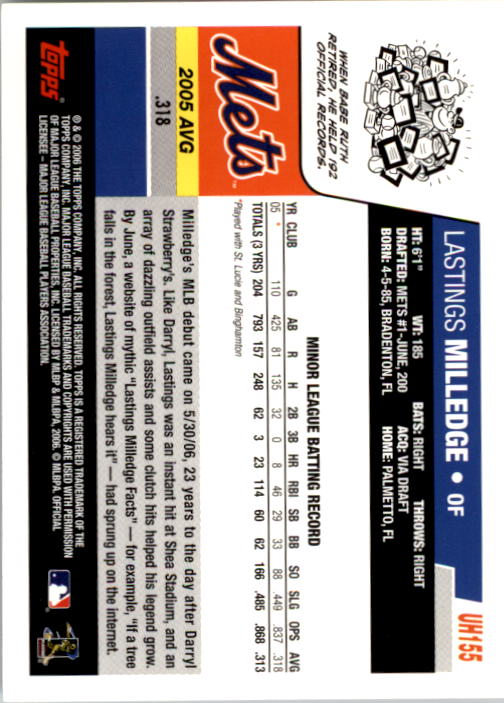 B0956- 2006 Topps Update BB Cards 1-200 +Rookies -You Pick- 15+ FREE US SHIP - Picture 311 of 400