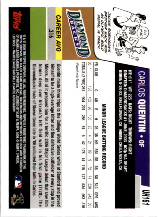B0956- 2006 Topps Update BB Cards 1-200 +Rookies -You Pick- 15+ FREE US SHIP - Picture 322 of 400