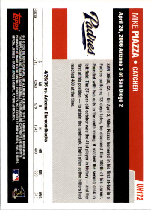 B0956- 2006 Topps Update BB Cards 1-200 +Rookies -You Pick- 15+ FREE US SHIP - Picture 344 of 400