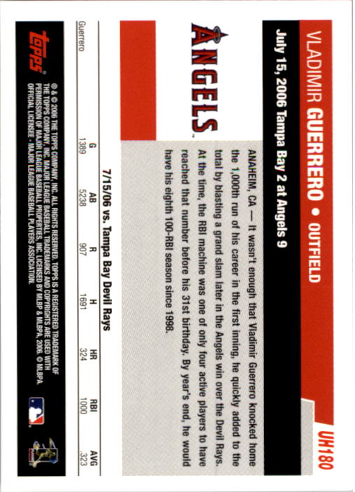 B0956- 2006 Topps Update BB Cards 1-200 +Rookies -You Pick- 15+ FREE US SHIP - Picture 360 of 400