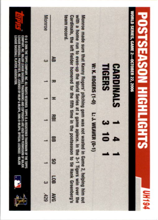 B0956- 2006 Topps Update BB Cards 1-200 +Rookies -You Pick- 15+ FREE US SHIP - Picture 388 of 400