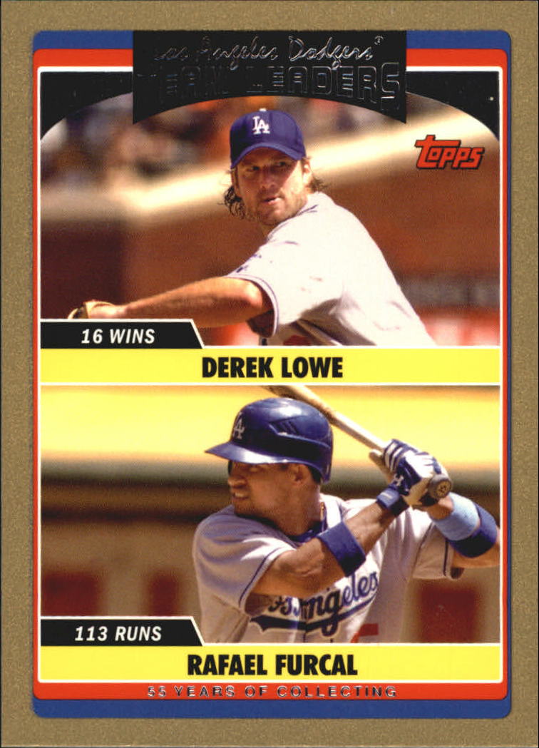 2006 Topps Update Gold #UH303 D.Lowe/R.Furcal TL