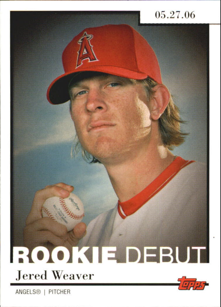 2006 Topps Update Rookie Debut #RD29 Jered Weaver
