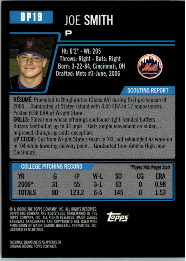 A5010- 2006 Bowman Draft Baseball Assorted Inserts -You Pick- 15+ FREE US SHIP - Picture 37 of 450