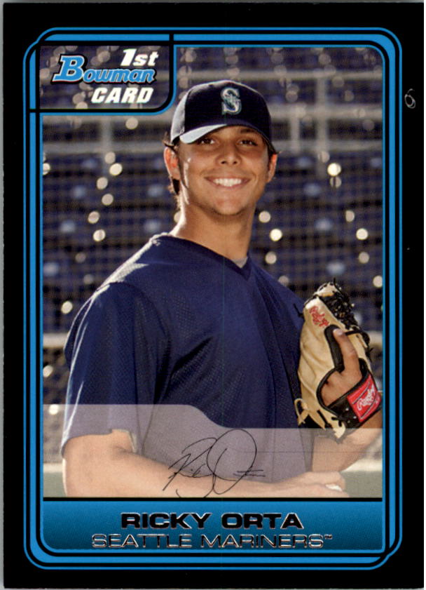 2006 Bowman Draft Draft Picks #62 Ricky Orta
