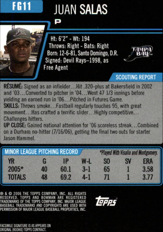 A5010- 2006 Bowman Draft Baseball Assorted Inserts -You Pick- 15+ FREE US SHIP - Picture 248 of 450
