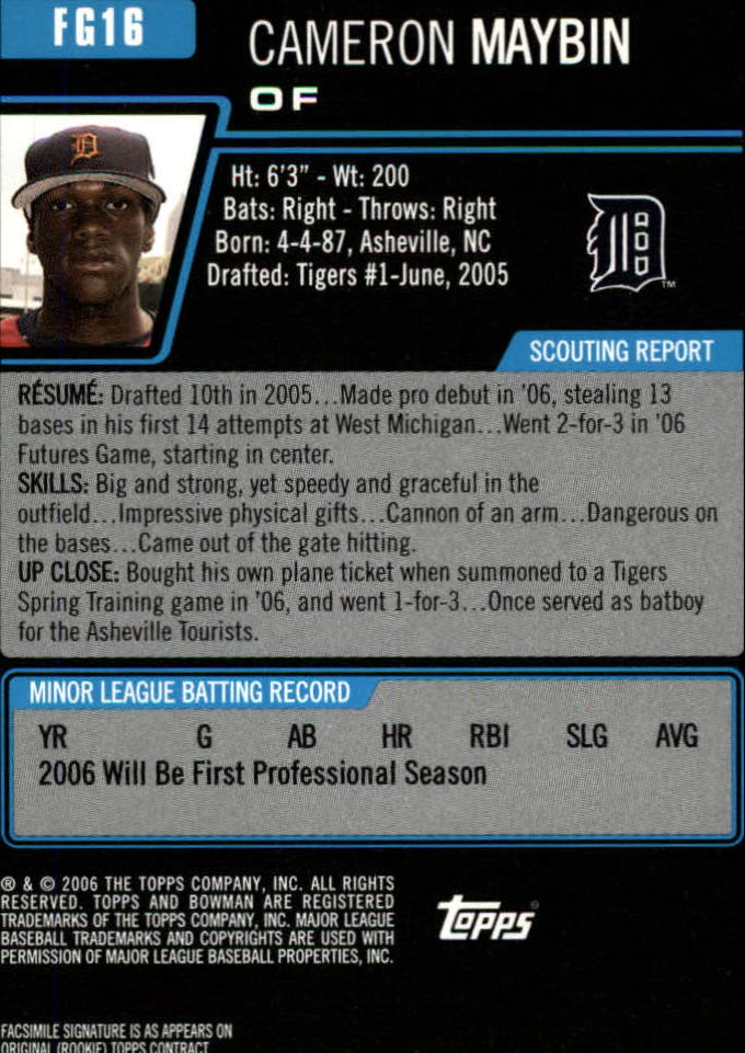 A5010- 2006 Bowman Draft Baseball Assorted Inserts -You Pick- 15+ FREE US SHIP - Picture 256 of 450