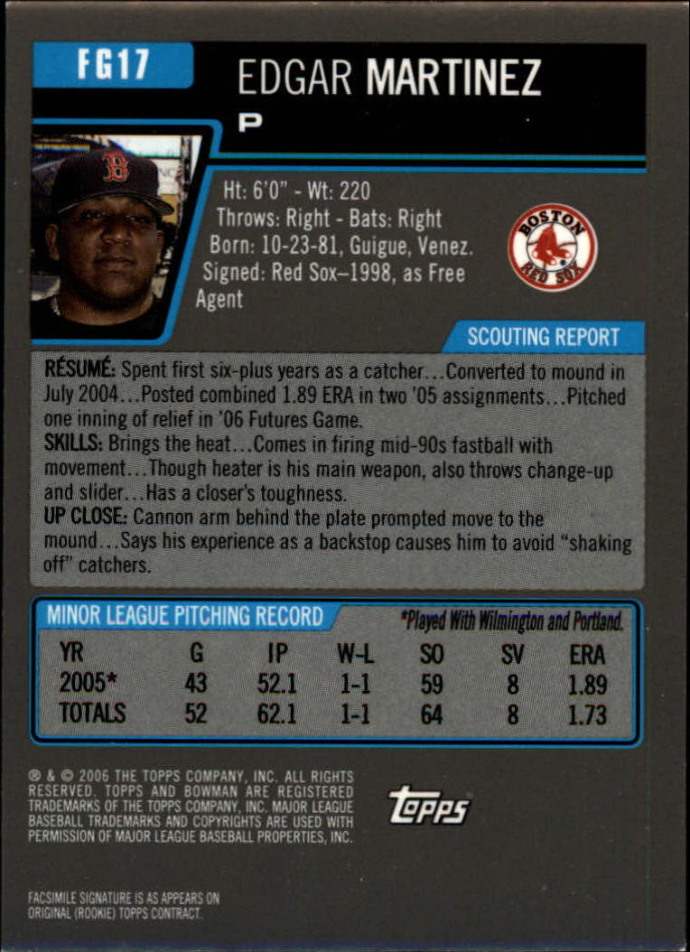 A5010- 2006 Bowman Draft Baseball Assorted Inserts -You Pick- 15+ FREE US SHIP - Picture 323 of 450