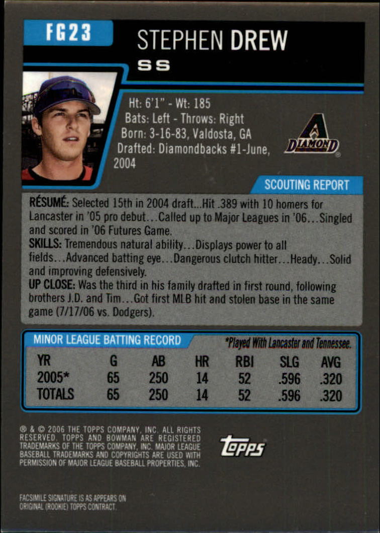 A5010- 2006 Bowman Draft Baseball Assorted Inserts -You Pick- 15+ FREE US SHIP - Picture 331 of 450