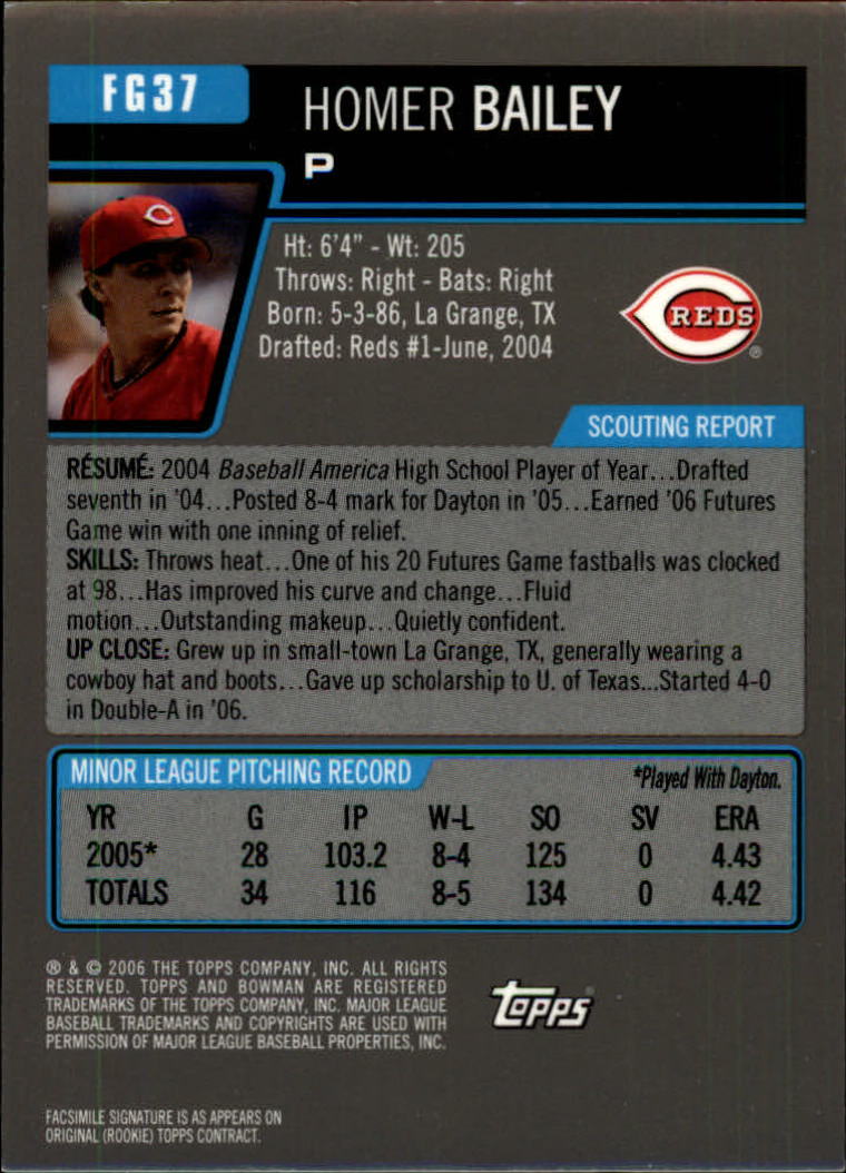 A5010- 2006 Bowman Draft Baseball Assorted Inserts -You Pick- 15+ FREE US SHIP - Picture 357 of 450