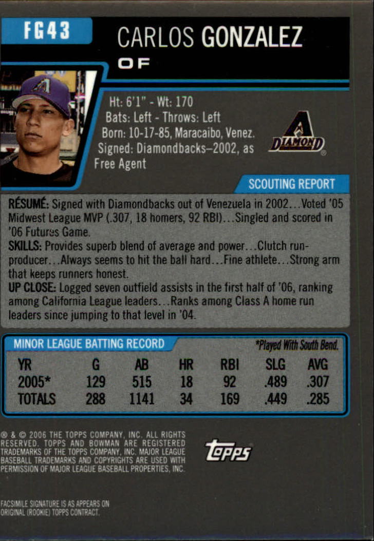 A5010- 2006 Bowman Draft Baseball Assorted Inserts -You Pick- 15+ FREE US SHIP - Picture 365 of 450