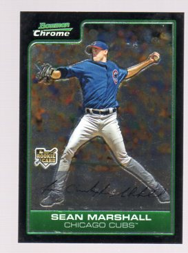 2006 Bowman Chrome Draft #18 Sean Marshall (RC)
