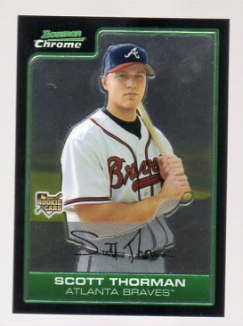 2006 Bowman Chrome Draft #27 Scott Thorman (RC)