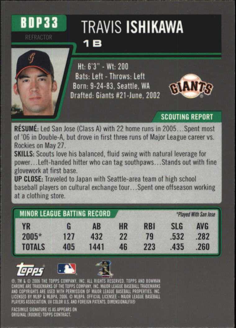 A0678- 2006 Bowman Chrome Draft BB Card #s 1-55+ -You Pick- 15+ FREE US SHIP - Picture 286 of 286