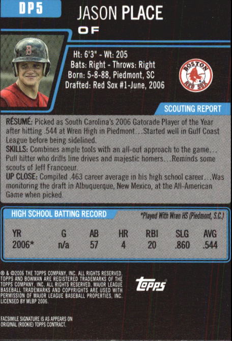 A0678- 2006 Bowman Chrome Draft BB Card #s 1-55+ -You Pick- 15+ FREE US SHIP - Picture 90 of 286