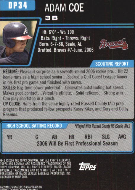 A0678- 2006 Bowman Chrome Draft BB Card #s 1-55+ -You Pick- 15+ FREE US SHIP - Picture 134 of 286