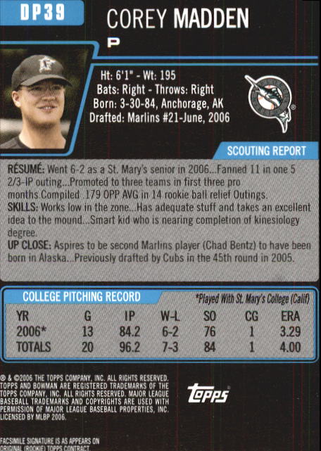 A0678- 2006 Bowman Chrome Draft BB Card #s 1-55+ -You Pick- 15+ FREE US SHIP - Picture 142 of 286