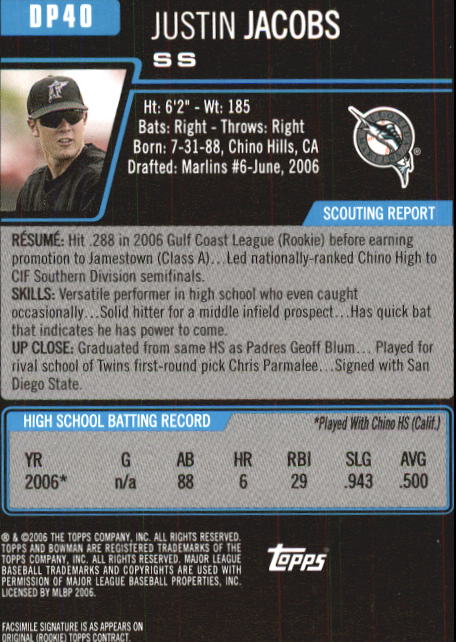 A0678- 2006 Bowman Chrome Draft BB Card #s 1-55+ -You Pick- 15+ FREE US SHIP - Picture 144 of 286