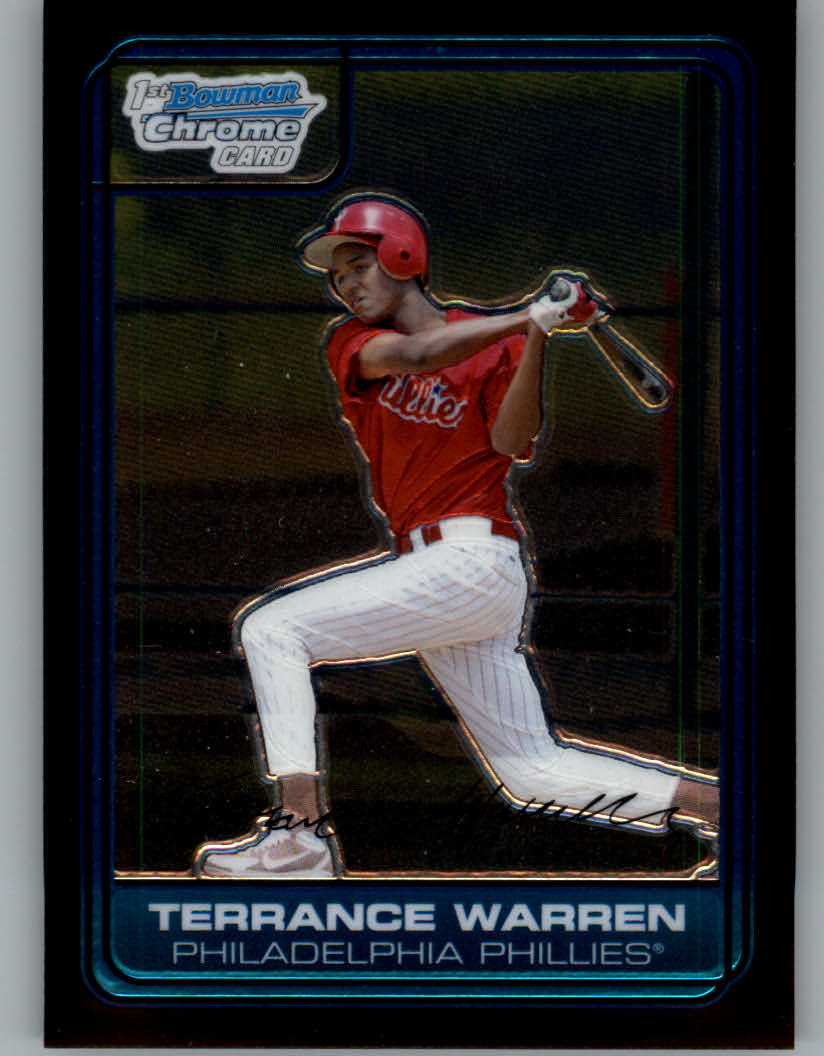 2006 Bowman Chrome Draft Draft Picks #49 Terrance Warren